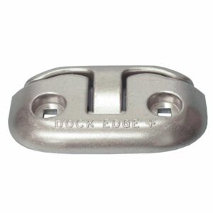 Image 1: Dock Edge Flip Up Dock Cleat 6" - Polished