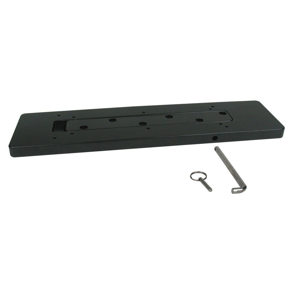 Image 1: MotorGuide Black Removable Mounting Plate