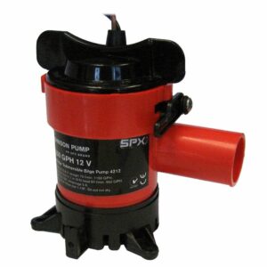 Image 1: Johnson Pump 1250 GPH Bilge Pump 1-1/8" Hose 12V