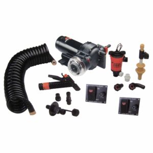 Image 1: Johnson Pump Aqua Jet 5.2 GPH Wash Down/550 Live Well Kit