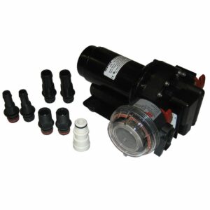 Image 1: Johnson Pump Flow Master 5.0 GPH Variable Flow Demand Pump  12V