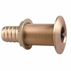 Image 1: Perko 1-1/2" Thru-Hull Fitting f/ Hose Bronze Made in the USA