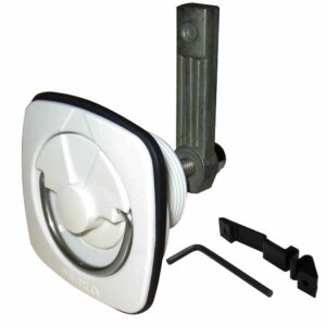 Image 1: Perko Flush Latch - White