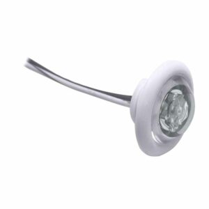 Image 1: Innovative Lighting LED Bulkhead/Livewell Light "The Shortie" White LED w/ White Grommet