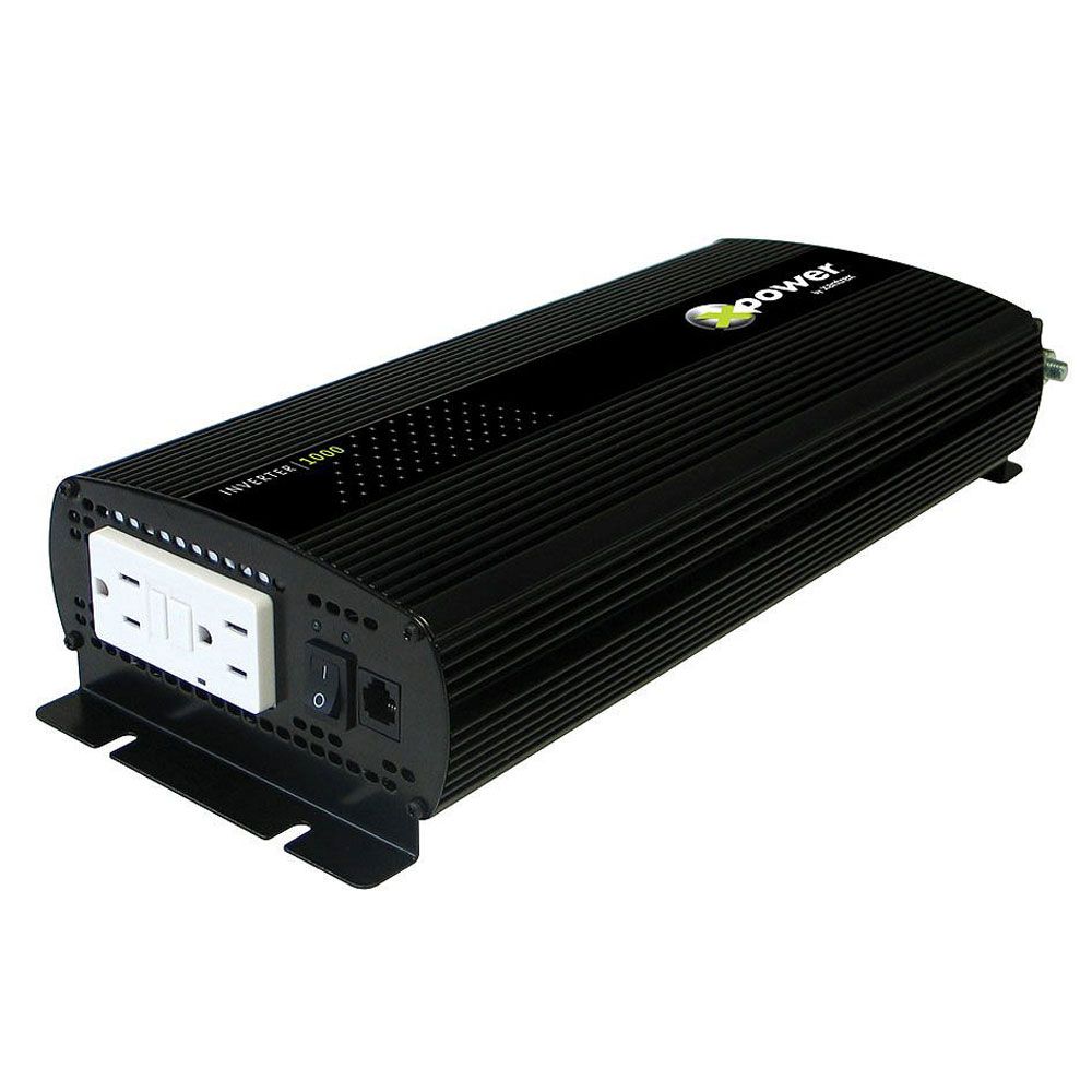 Image 1: Xantrex XPower 1000 Inverter GFCI & Remote ON/OFF UL458