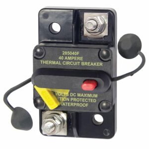 Image 1: Blue Sea 7182 40 Amp Circuit Breaker Surface Mount 285 Series