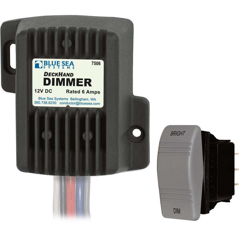 Image 1: Blue Sea 7506 DeckHand Dimmer - 6 Amp/12V