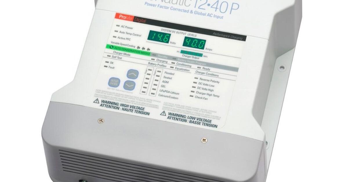 ProMariner ProNautic 1240P 40 Amp 3 Bank Battery Charger
