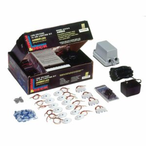 Image 1: Innovative Lighting Deck & Dock LED Kit - Blue LED/White Housing
