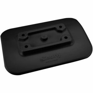 Image 1: Scotty 341-BK Glue-On Mount Pad f/Inflatable Boats - Black