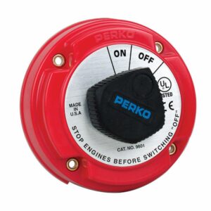 Image 1: Perko Medium Duty Battery Disconnect Shut Off/On - 250 Amp Continuous, 12-32VDC