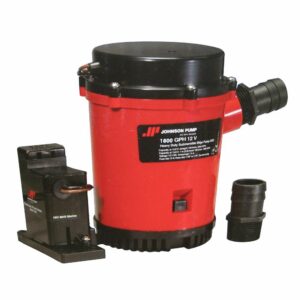 Image 1: Johnson Pump 1600GPH Auto Bilge Pump w/Mag Switch - 12V