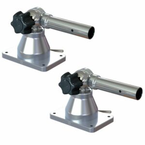 Image 1: TACO Grand Slam 170 Outrigger Top Mounts - 1-1/8" (Pair)