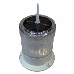 Image 1: Dock Edge Solar Piling Cap Light
