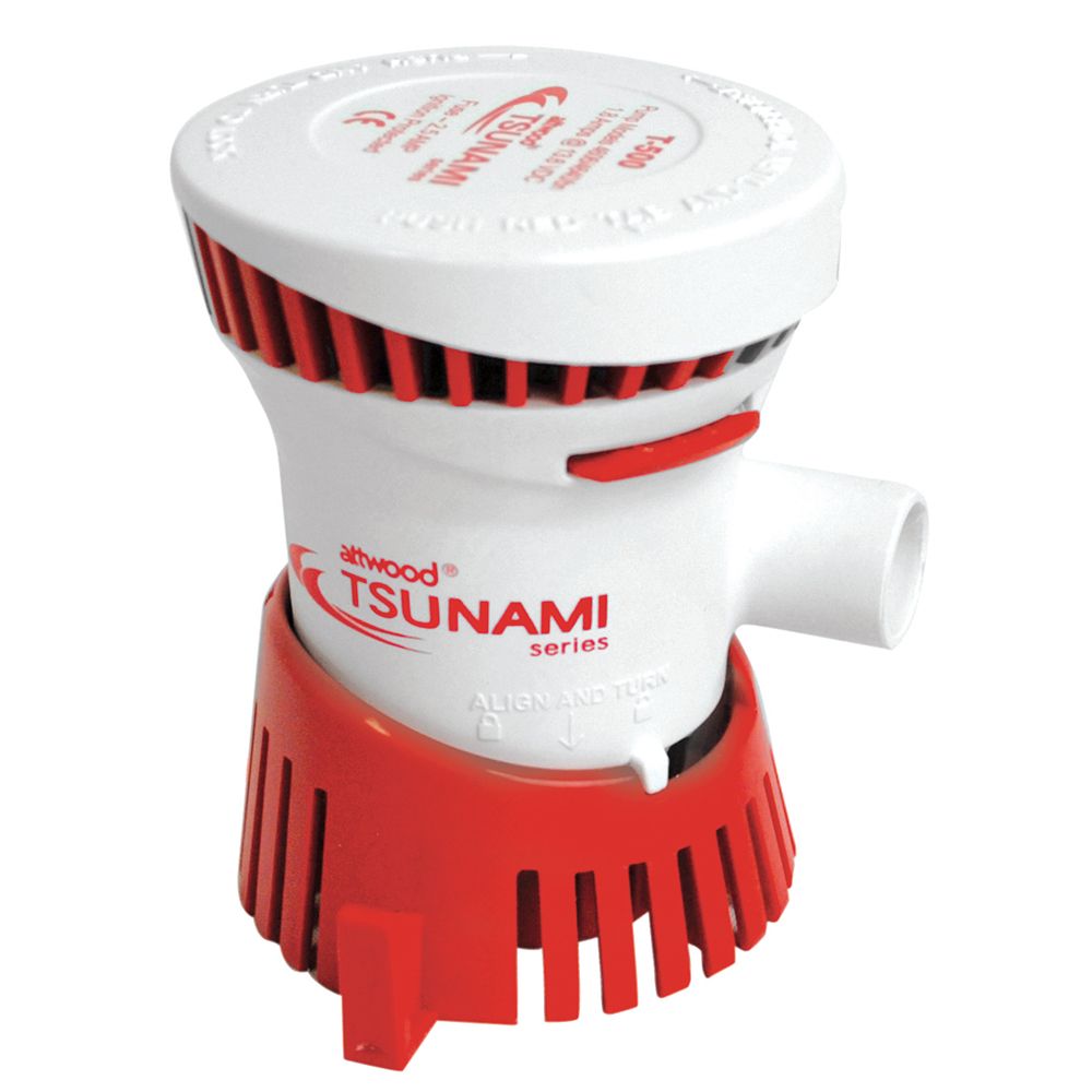Image 1: Attwood Tsunami Bilge Pump T500 - 12V - 500 GPH