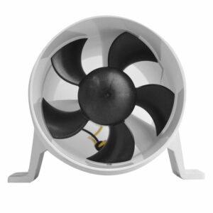 Image 1: Attwood Turbo 4000 Series II Water-Resistant, In-Line Blower - 12V - White