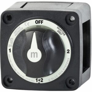 Image 1: Blue Sea 6007200 Battery Switch Mini - 4 Position - Black
