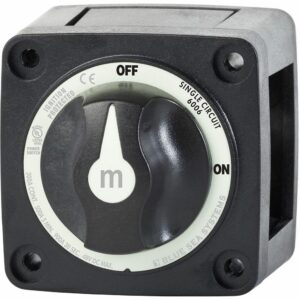 Image 1: Blue Sea 6006200 Battery Switch Mini ON/OFF - Black