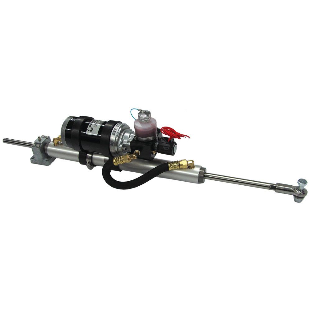 Image 1: Octopus 7" Stroke Mounted 38mm Bore Linear Drive - 12V - Up to 45' or 24,200lbs