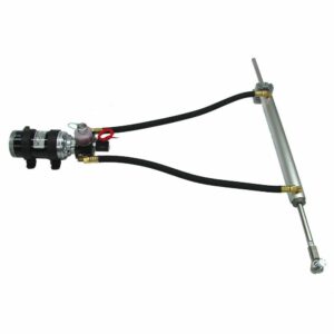 Image 1: Octopus 7" Stroke Remote 38mm Bore Linear Drive - 12V - Up To 45' or 24,200lbs