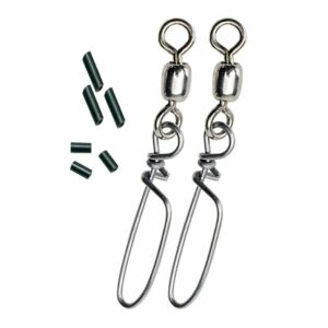 Image 1: Scotty Large Stainless Steel Coastlock Snaps - 2 Pack