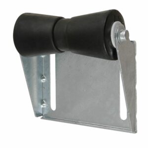 Image 1: C.E. Smith Panel Bracket Assembly 8" Spool Roller - Black
