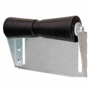 Image 1: C.E. Smith Panel Bracket Assembly  12" Spool Roller - Black