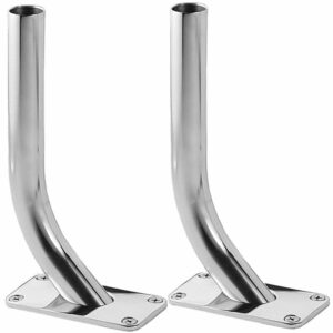 Image 1: TACO Striker Base Gunnel Mounts (pair) f/1-½" Poles