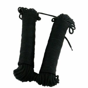 Image 1: TACO Black Dacron Outrigger Line - 100' - Black