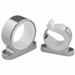 Image 1: TACO Single Rod Hanger - Polished Stainless Steel
