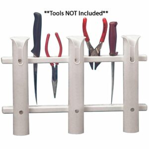 Image 1: TACO 3-Rod Poly Rod Rack - White
