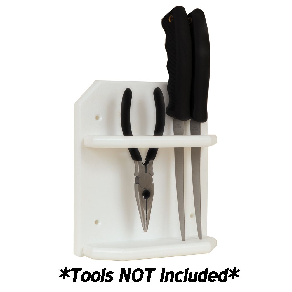Image 1: TACO Poly Knife & Plier Holder - White