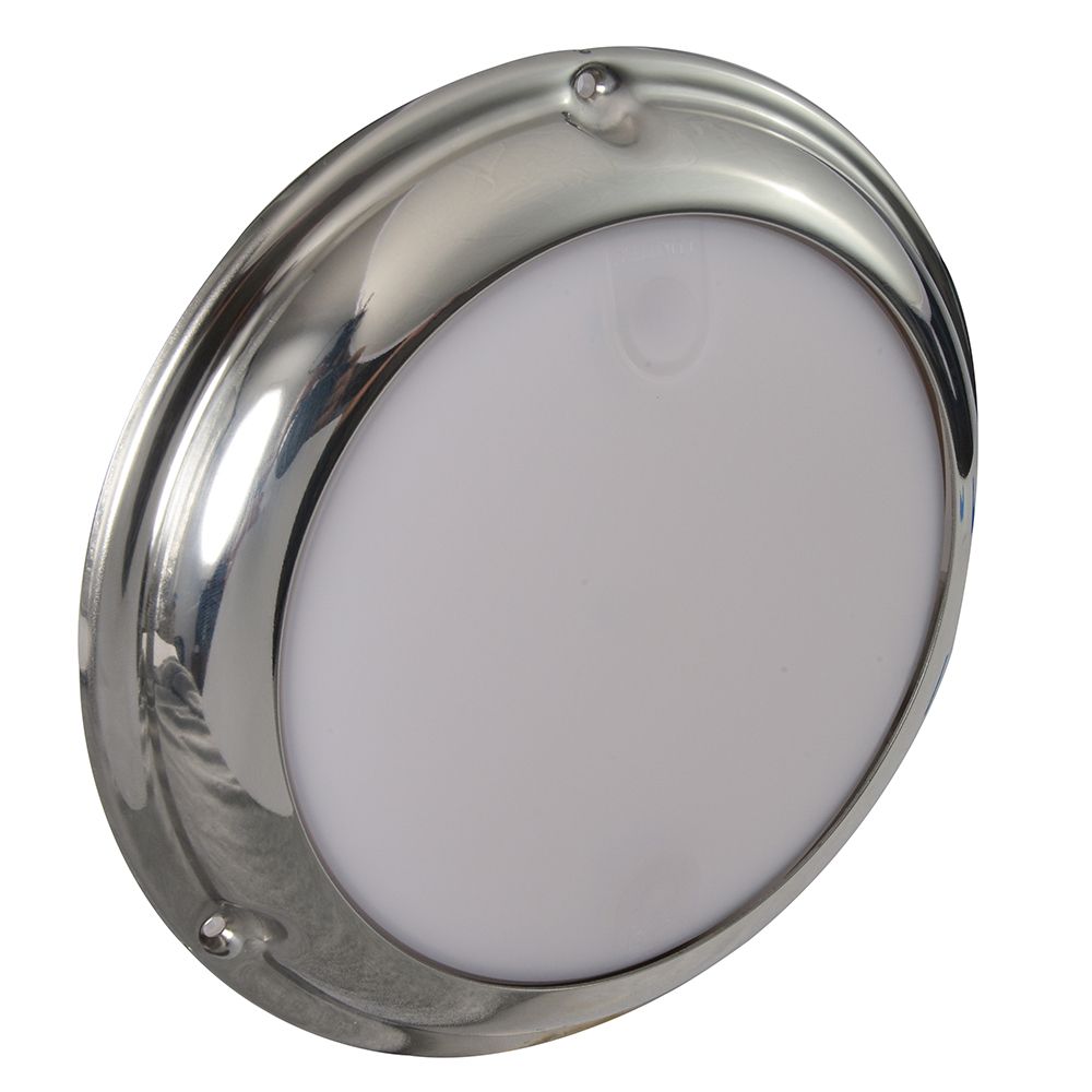 Image 2: Lumitec TouchDome - Dome Light - Polished SS Finish - 2-Color White/Red Dimming