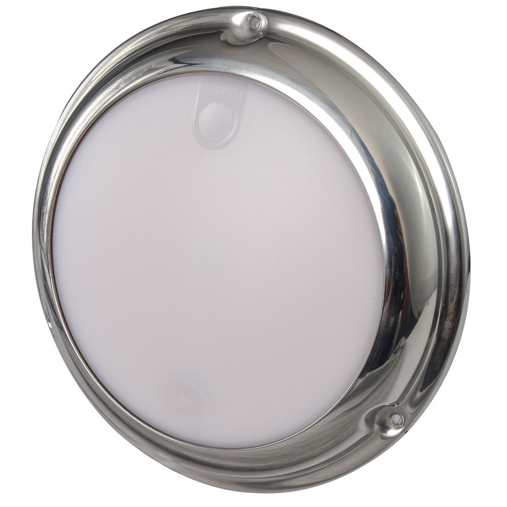 Image 3: Lumitec TouchDome - Dome Light - Polished SS Finish - 2-Color White/Red Dimming