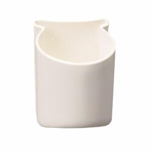Image 1: Beckson Soft-Mate Can & Air Horn Holder - White