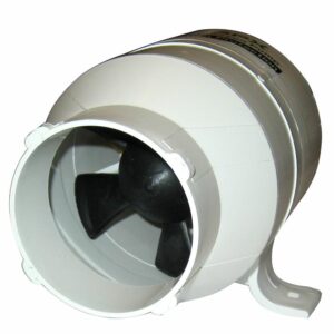 Image 1: Johnson Pump 3" In-Line Blower - 158CFM - 12V