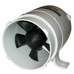 Image 1: Johnson Pump 4" In-Line Blower - 240CFM - 12V