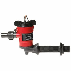 Image 1: Johnson Pump Cartridge Aerator 1000 GPH 90° Intake - 12V