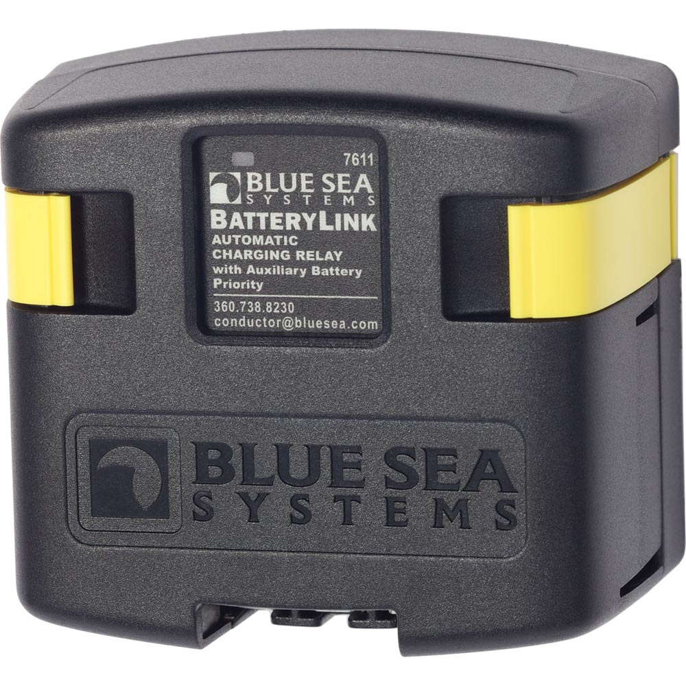 Image 1: Blue Sea 7611 DC BatteryLink™ Automatic Charging Relay - 120 Amp w/Auxiliary Battery Charging