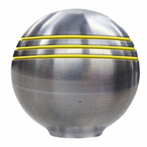 Image 1: Schmitt Marine Throttle Knob - 1-7/8" - Gold Grooves