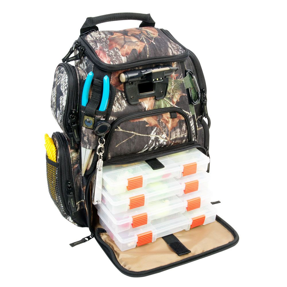 Image 1: Wild River RECON Mossy Oak Compact Lighted Backpack w/4 PT3500 Trays