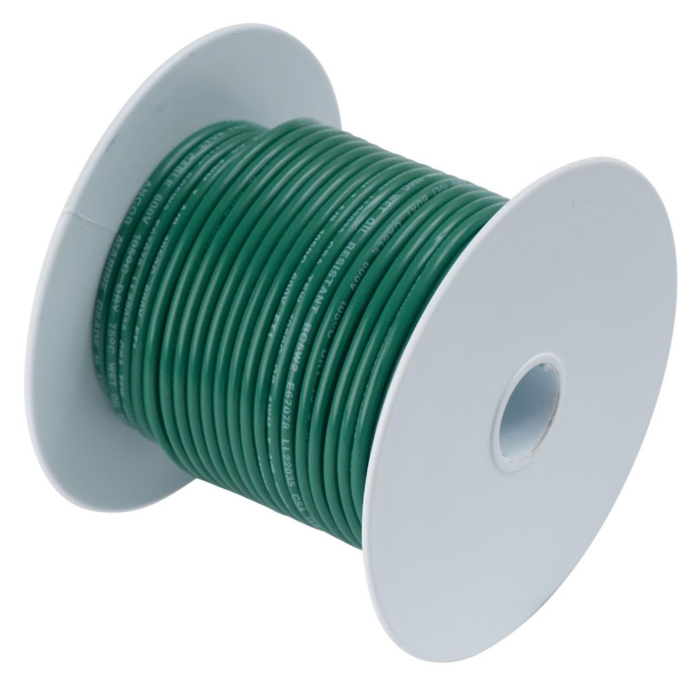 Image 1: Ancor Green 8 AWG Battery Cable - 100'