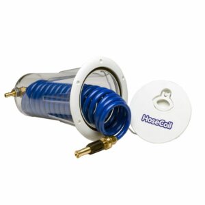 Image 1: HoseCoil Flush Mount Enclosure w/Nozzle