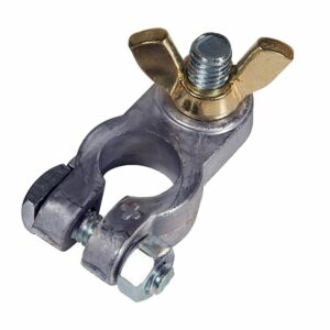 Image 1: Ancor Lead Battery Terminal - 3/8" Stud - Positive