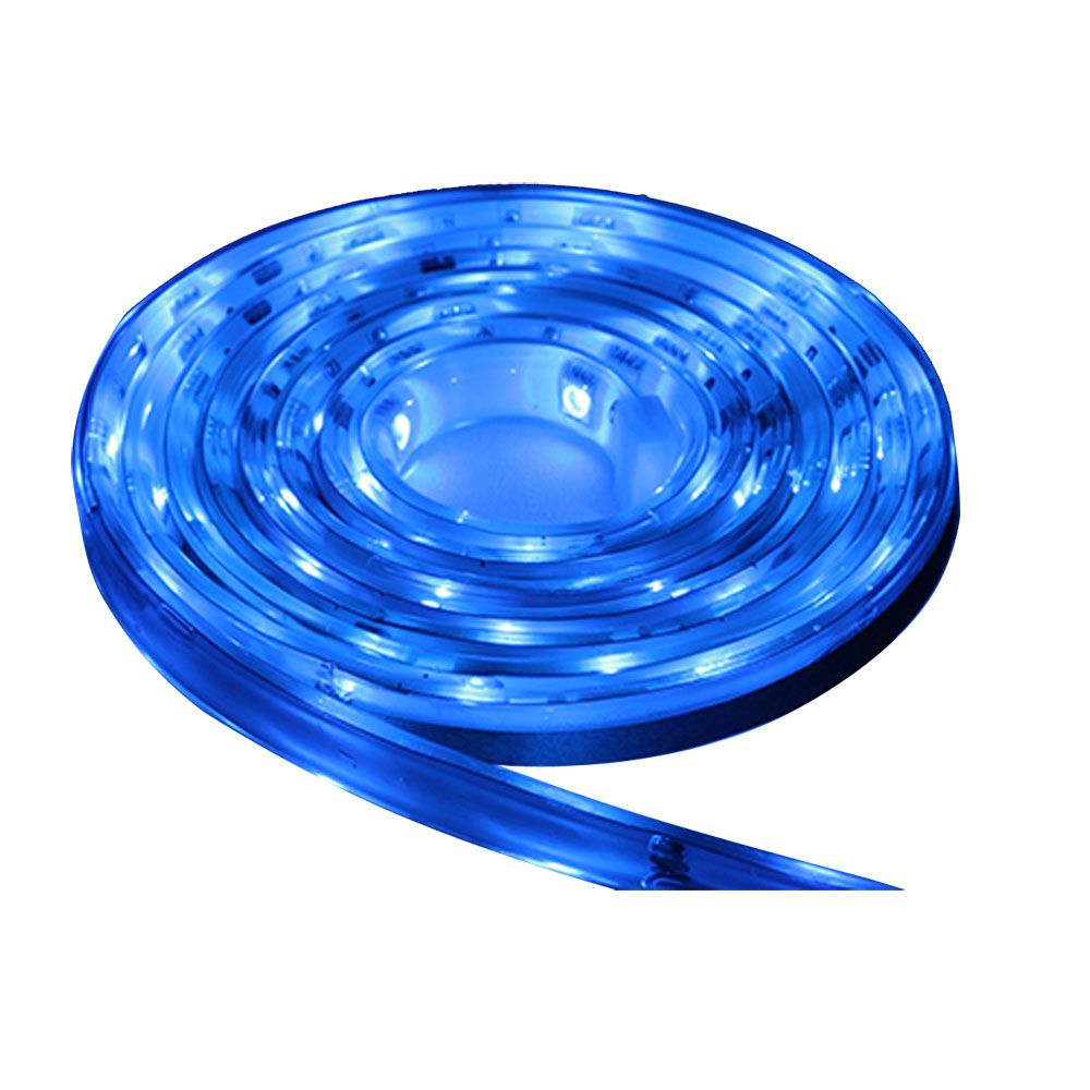 Image 1: Lunasea Waterproof IP68 LED Strip Lights - Blue - 5M
