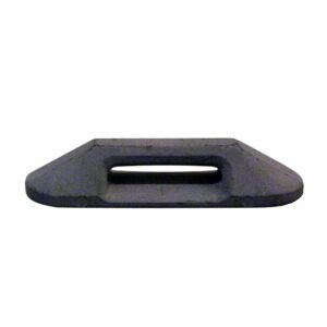 Image 1: Weld Mount AT-113B Large Black Footman's Strap - Qty. 6