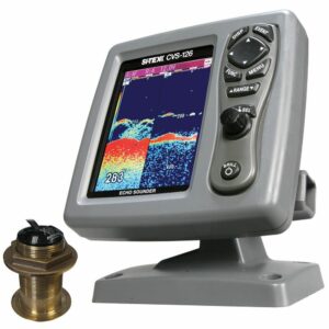Image 1: SI-TEX CVS-126 Dual Frequency Color Echo Sounder w/B60 12° Transducer B-60-12-CX