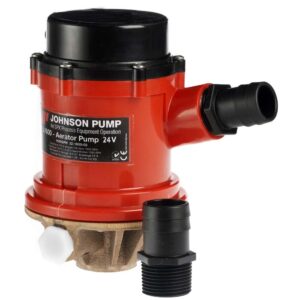 Image 1: Johnson Pump Pro Series 1600GPH Tournament Livewell/Baitwell Pump - 24V