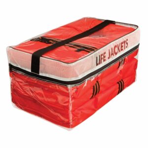 Image 1: Kent 4-Pack of Adult Type II Vests in Stowage Bag