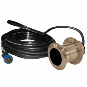 Image 1: Lowrance B117 0° 50/200kHz Thru-Hull Depth/Temp w/Blue Connector - 600W